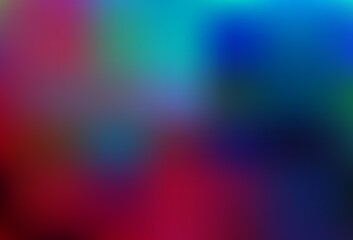 Dark Blue, Red vector blur pattern.