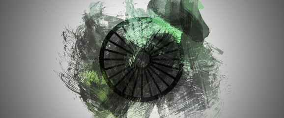 abstract colorful forest tree trees background bg art