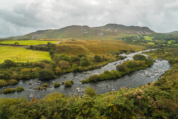 Landscape in Ring of kerry Ireland