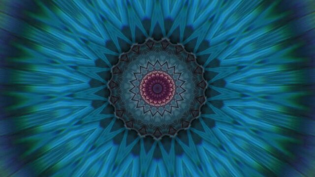 Abstract pattern. 4K kaleidoscope video clip.