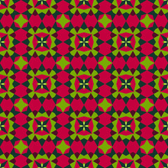 Colorful ornamental seamless pattern background