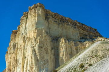 Beautiful landscape of White Rock or Belaya Scala, Rock Aq Kaya, Crimea,