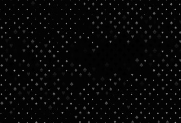 Dark silver, gray vector layout with elements of cards.