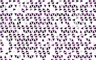 Light Purple vector template with crystals, triangles.