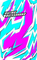 Abstract geometric backgrounds for sports and games. Abstract racing backgrounds for t-shirts, race car livery, car vinyl stickers, etc. Vector background.	