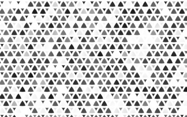 Light Silver, Gray vector seamless background with triangles.