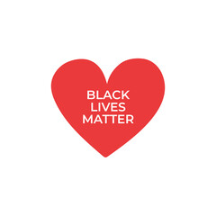 Black lives matter with heart