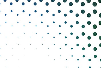 Light blue, green vector backdrop with dots.