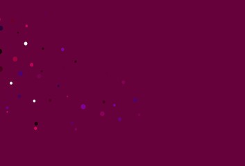 Light Purple vector backdrop with dots.