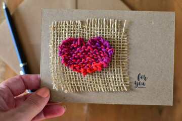 a love letter or valentines day card 