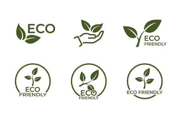 eco friendly icon set. eco, natural and environment symbol. vector color image