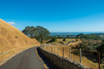ニュージーランドのオークランドの観光名所を観光している風景 Scenery of...