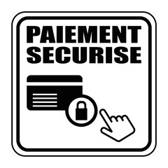 Logo paiement sécurisé.