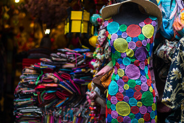 dresses and cloths shop  in the city center of Ho Chi Minh