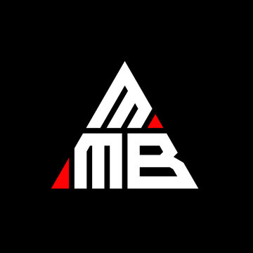 MMB triangle letter logo design with triangle shape. MMB triangle logo design monogram. MMB triangle vector logo template with red color. MMB triangular logo Simple, Elegant, and Luxurious Logo. MMB 
