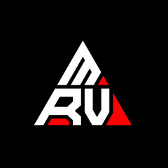 MRV triangle letter logo design with triangle shape. MRV triangle logo design monogram. MRV triangle vector logo template with red color. MRV triangular logo Simple, Elegant, and Luxurious Logo. MRV
 