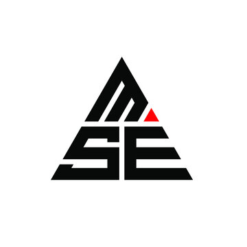 MSE triangle letter logo design with triangle shape. MSE triangle logo design monogram. MSE triangle vector logo template with red color. MSE triangular logo Simple, Elegant, and Luxurious Logo. MSE
 