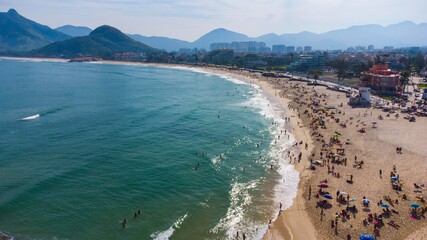 Beaches of Rio de Janeiro - Aerial photo Praias da Macumba.