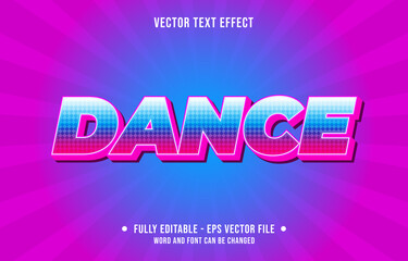 File 1Editable text effect gradient style dance with diamond pattern