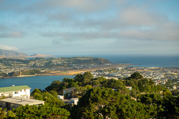 ニュージーランドのウェリントンの観光名所を観光している風景 Wellington, New Zealand Scenes of sightseeing in