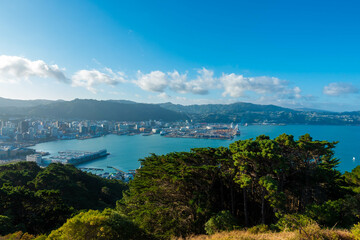 Fototapeta na wymiar ニュージーランドのウェリントンの観光名所を観光している風景 Wellington, New Zealand Scenes of sightseeing in