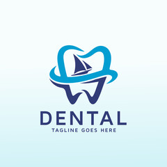 Design a Logo for my new Dental Office with boat