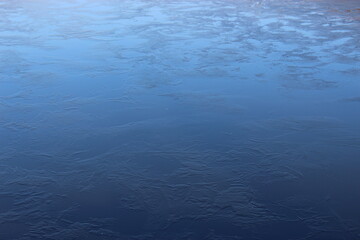 icey surface on lake