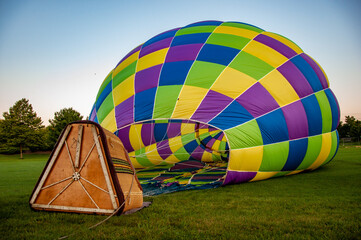 View From Below the Burner in a Hot Air Balloon