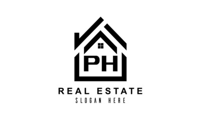 PH real estate house latter logo