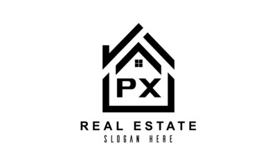 PX real estate house latter logo