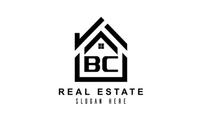 BC real estate house latter logo