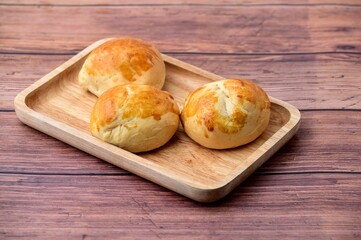 Set of breakfast and patisseries 