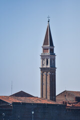 Fototapeta na wymiar San Francesco della Vigna Bell Tower, Venice,Italy,2019
