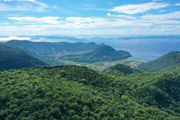 Fototapeta premium 香川県高松市 五色台からの風景