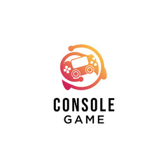 Obraz premium joystick for game vector icon logo design. Game controller Illustration. Cybersport concept. Console gamepad. Suitable for many purposes 