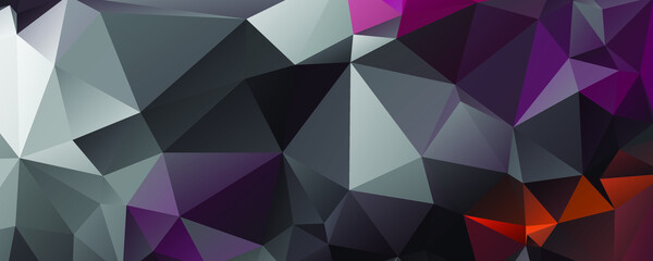 Abstract Color Polygon Background Design, Abstract Geometric Origami Style With Gradient