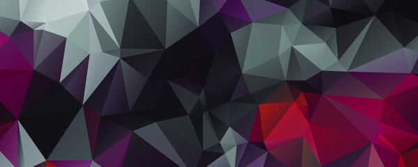 Abstract Color Polygon Background Design, Abstract Geometric Origami Style With Gradient