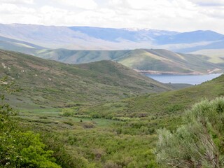 Fototapeta na wymiar Wasatch Mountain Range Utah