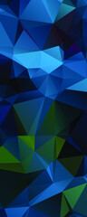 Obraz premium Abstract Blue Color Polygon Background Design, Abstract Geometric Origami Style With Gradient