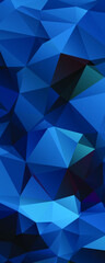 Fototapeta premium Abstract Blue Color Polygon Background Design, Abstract Geometric Origami Style With Gradient