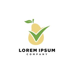 Logo icon symbol fresh fruits design idea creative inspiration symbol template garden outdoor farm.