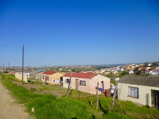 Fototapeta na wymiar South African township