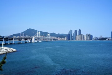 이기대서 바라본 광안대교