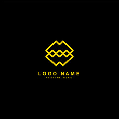 Plaid combination logo design for business and brand