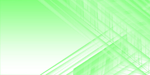 Abstract green background vector with lines