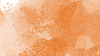 Fototapeta premium Orange watercolor background for textures backgrounds and web banners design