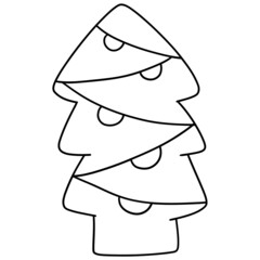 christmas decoration hand drawn illustration for web, wedsite, application, presentation, Graphics design, branding, etc.