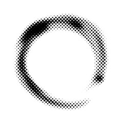 halftone Circle retro dot pattern background