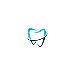 Dental Care Creative icon Concept Logo Design Template