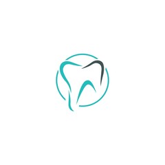 Dental Care Creative icon Concept Logo Design Template